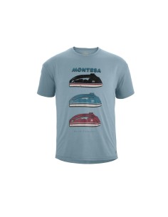 T-Shirt Fuel Tank Montesa - Bleu